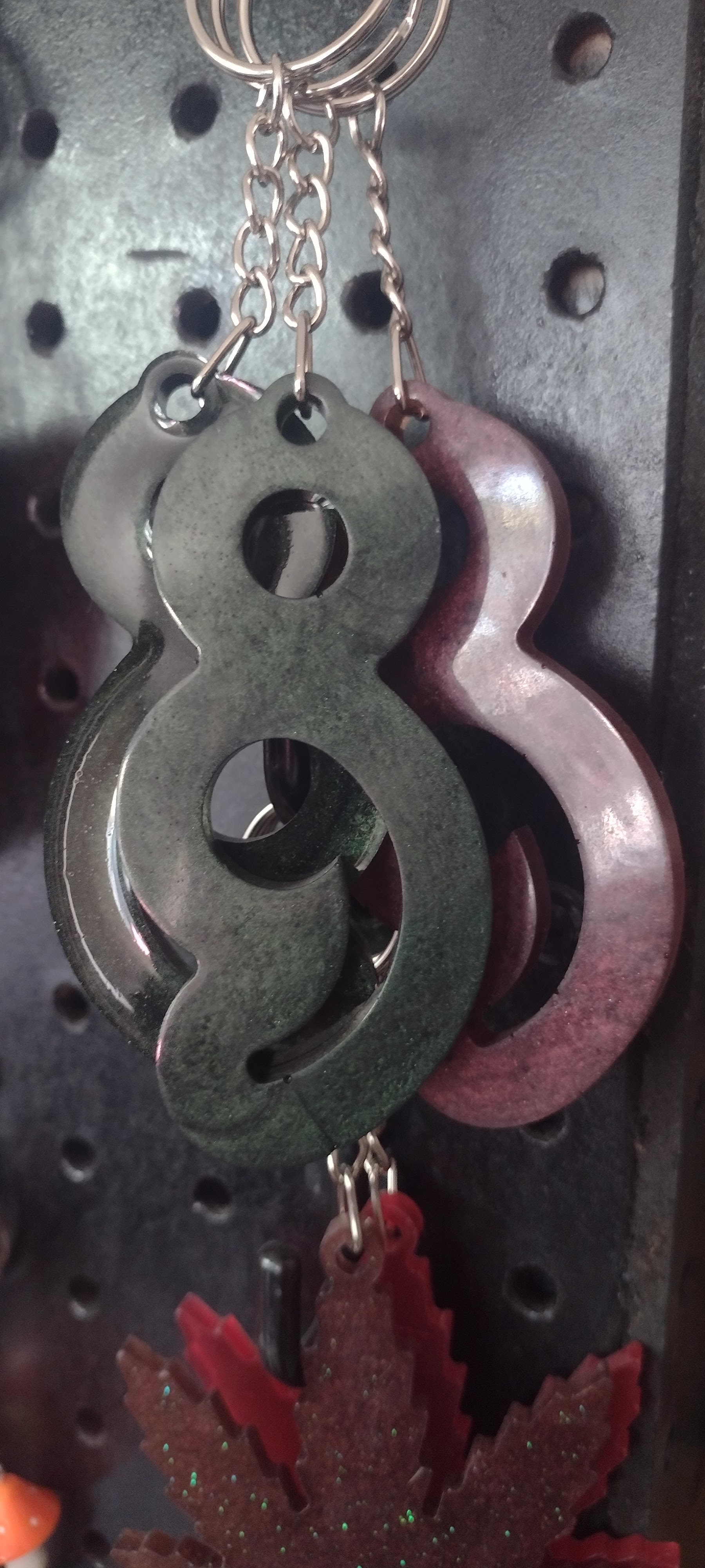 Semi-colon Keychains